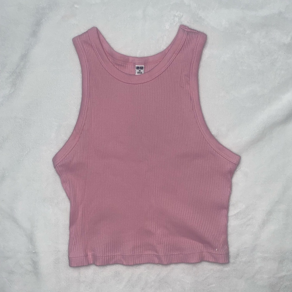 Ribbed Cropped Tank Top